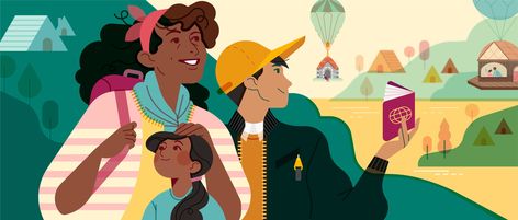 Meet the Illustrator Diversifying Airbnb's Image | WIRED Airbnb Illustration, Corporate Memphis, Tech Illustration, Airbnb Design, Editorial Art, Caricature Artist, Explainer Video, Lifestyle Illustration, Design Guidelines