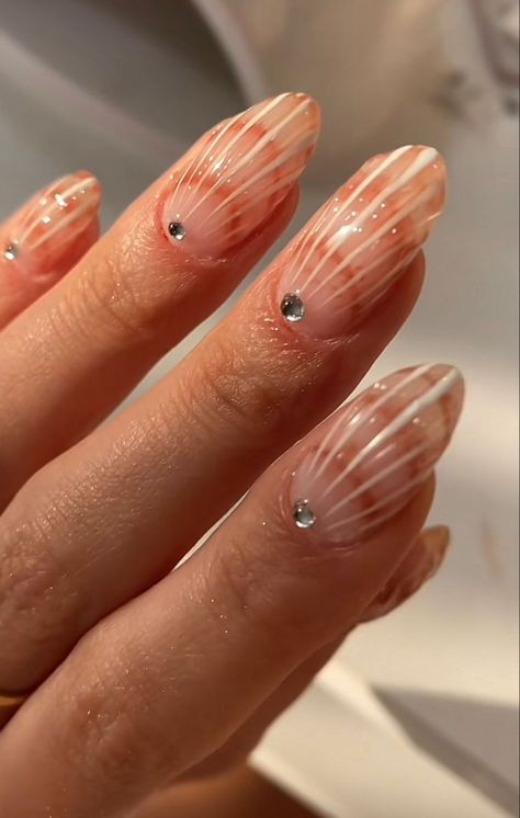 Seashell nail inspo | Aesthetic | Summer nails | Nails | Self care | Nails design | Coconut core | Unique Summer Nails Designs, Nails 2024 Color Trends, Nails Trending Now 2024 Summer, Short Funky Nail Ideas, Short Nail Ideas Spring 2024, Short Nails Design Ideas 2024, Nail Art 2024 Trends Summer, Nails Trend 2024, Short Gel Nails Summer 2024