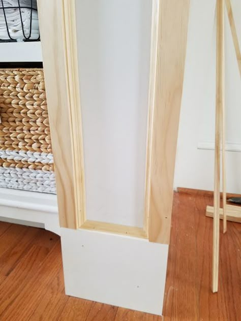 It's all in the little details! Doorway Trim Ideas, Doorway Trim, Beams Living Room, Craftsman Trim, Molding Ideas, Baseboard Trim, Craftsman Door, Interior Columns, Diy Trim