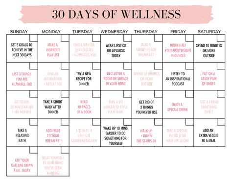 LG Mom: 30 Days of Wellness Workout Calendar Template, Workout Accountability, Monday Routine, 2023 Challenge, Fitness Accountability, Pregnancy Workout Plan, Quotes Gym, Healthy Recipes Dinner, Workouts Exercises