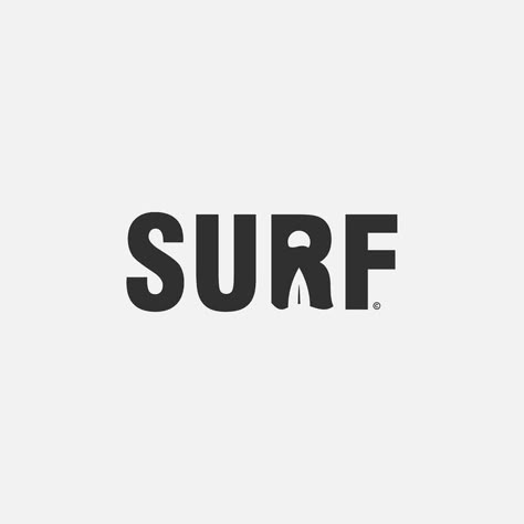 #surf by Gary Dimi Pohty (@gdimidesign) Surf Typography, Word As Image, Typography Logo Inspiration, Surf Logo, X Design, Inspo Board, Typography Logo, Logo Inspiration, Vimeo Logo