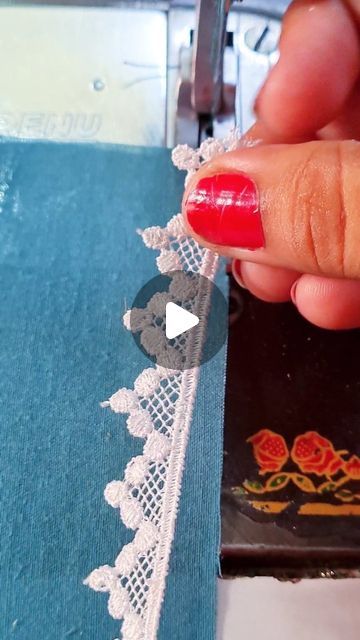 Jass Designer on Instagram: "✨Sewing Tips And Tricks✨ Lace Attatch Perfectly On Fabric . #sewing #stitching #trending #reel #jassdesigner #Costura #facavocemesmo" Decorative Sewing Machine Stitches, Sewing Lace To Fabric, How To Sew Lace On Fabric, Couture Sewing Techniques Tutorials, Sewing With Lace, Lace Fabric Diy, Sewing Machine Stitches, Lace Sewing, Sewing Tips And Tricks