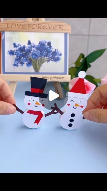 Paper crafts teacher on Instagram: "Made of these lovely snowman ☃️ for kids and students 

#papercraft #papercrafting #origamifun #origami #handmadediy #craftingwithkids #craftyideas #crafting #crafts #papercrafter #creativehandmade #craft #craftforkids #papercrafters#craftforchildren #diycrafts #diy #papercrafts #paperart  #handmade #origamipaper #origamiartist #origamiart #origamilove #kidstoy #kidstoys #kidtoys #childrentoys #craftersgonnacraft" Snowman For Kids, Handmade Christmas Decor, Snowman Crafts Diy, Origami Artist, Origami Love, Christmas Crafts For Adults, Handmade Christmas Crafts, Handmade Christmas Decorations, Paper Crafts Origami