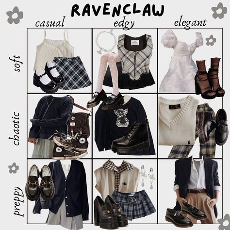 sweetcreature (@sweetcreaturep) • Instagram photos and videos Ravenclaw Outfit Aesthetic, Ravenclaw Outfit, Soft Preppy, Academia Aesthetic Outfit, Hogwarts Outfits, Dark Academia Outfit, Casual Edgy, Academia Outfits, Harry Potter Outfits