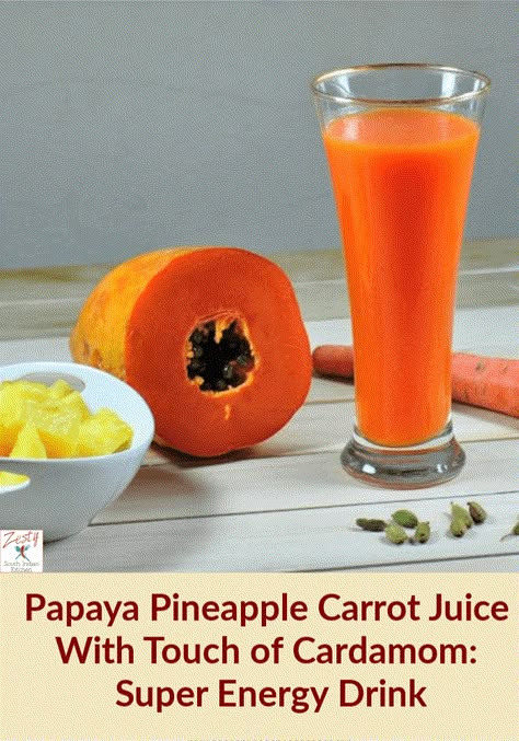 Papaya Juice Recipe, Homemade Energy Drink, Papaya Juice, Papaya Recipes, Healthy Juice Drinks, Juicer Recipes, Detox Drinks Recipes, Healthy Drinks Smoothies, Healthy Juice Recipes