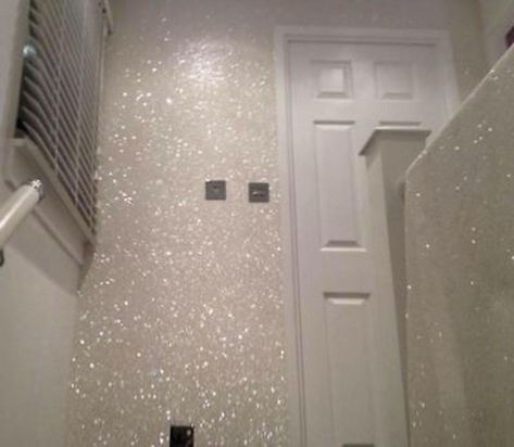 Glitter Wallpaper Bedroom, White Glitter Wallpaper, Glitter Bedroom, Glitter Paint For Walls, Glitter Room, Glitter Wall, Wallpaper For Sale, Glitter Decor, Accent Wall Bedroom