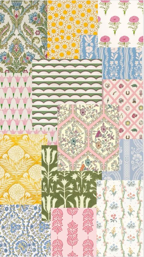 Cottagecore Quilt, Quilt Colors, Vintage Flowers Wallpaper, Funny Iphone Wallpaper, Textile Prints Design, Iphone Wallpaper Pattern, Textile Pattern Design, Iphone Wallpaper App, Wallpaper Pattern