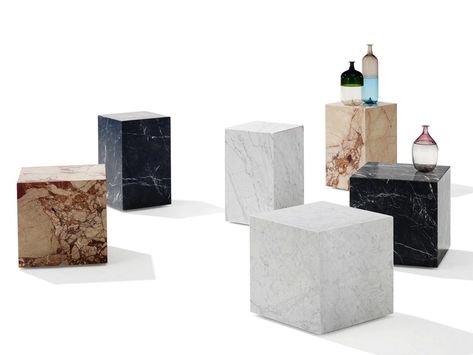 Download the catalogue and request prices of Qbic By draenert, natural stone stool / coffee table Marble Block, Interior Decoration Accessories, Marble Furniture, Contemporary Side Tables, Stone Coffee Table, Side Table Design, Marble Side Tables, Marble Design, Coffee Table Design