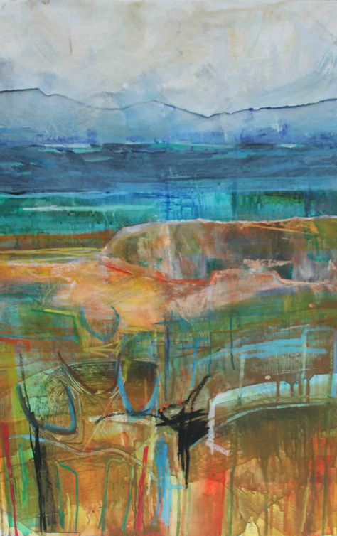 Abstract Seascape with Boats Mixed Media and Collage on Board 76 x 51 cm #Art #Paintings #Seascape Mixed Media Landscape, Landscape Collage, Collage Abstract, Seascapes Art, Abstract Seascape, Media Landscape, Abstract Art Landscape, Image List, Art Landscape