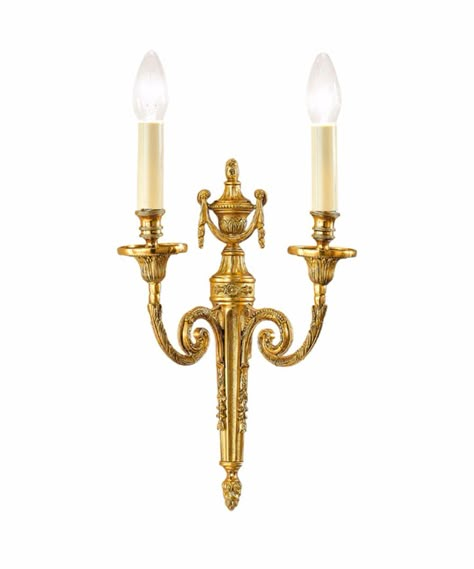 Adam Wall Light - WL300FG Bracket Shelves, Luxury Wall Lights, Chandelier Decorations, Wall Chandelier, Materials Board Interior Design, Board Interior Design, Wall Sconces Living Room, French Living Rooms, Sconces Living Room