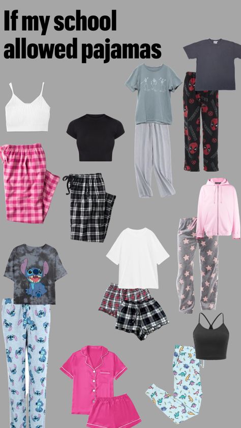 #outfitinspo #pajamas #comfy Comfy Pajama Outfits, Pajama Outfits For School, Preppy Outfits For School, Comfy Pajama, Girl Pajamas, Cute Birthday Ideas, Pajama Outfits, Bear Head, Pajamas Comfy