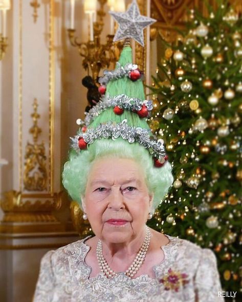 Queen Elizabeth Memes, Queen Eli, Christmas Queen, The Queen Of England, Queen Meme, British Traditions, Hm The Queen, Christmas Memes, Reine Elizabeth