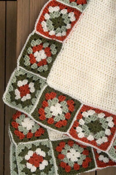 Granny Square Border Blanket Granny Square Blanket Border, Granny Square Border, Blanket Border, Blanket Edging, Crochet Blanket Border, Kids Fathers Day Crafts, Crochet Blanket Edging, Crochet Throws, Square Border