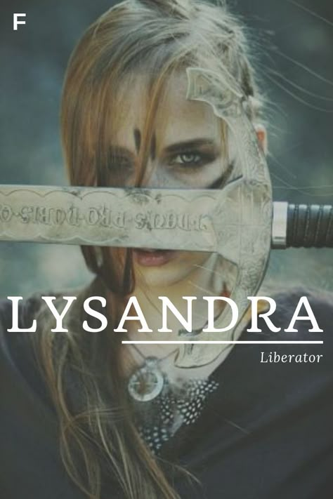 Lysandra, meaning Liberator, Greek names, L baby girl names, L baby names, female names, whimsical baby names, baby girl names, traditional names, names that start with L, strong baby names, unique baby names, feminine names L Baby Girl Names, L Baby Names, Strong Baby Names, Southern Baby Names, Feminine Names, Female Character Names, Character Name Ideas, Names For Characters, Greek Names