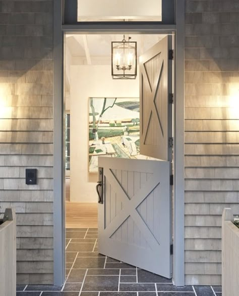 Dutch Doors, Beautiful Front Doors, Half Doors, Laundry Room Doors, Dog Spaces, Doors Modern, Stable Door, Sliding Closet, Dutch Door