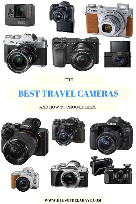 The Best Travel Camera for Beginners (And How to Choose Them) Best Travel Camera, Cameras For Beginners, Camera For Beginners, Dslr Photography Tips, Best Cameras, Travel Camera, Travel Photography Tips, Dslr Photography, Travel Gadgets