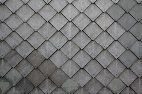 Shingle, Slate, Tile, Diamonds, Grey, Pattern, Wall                                                                                                                                                                                 More Slate Roof Shingles, Facade Tiles, Aluminum Shingles, Metal Shingle Roof, Metal Roof Panels, Metal Shingles, Slate Roof Tiles, Metal Roofs, Fibreglass Roof