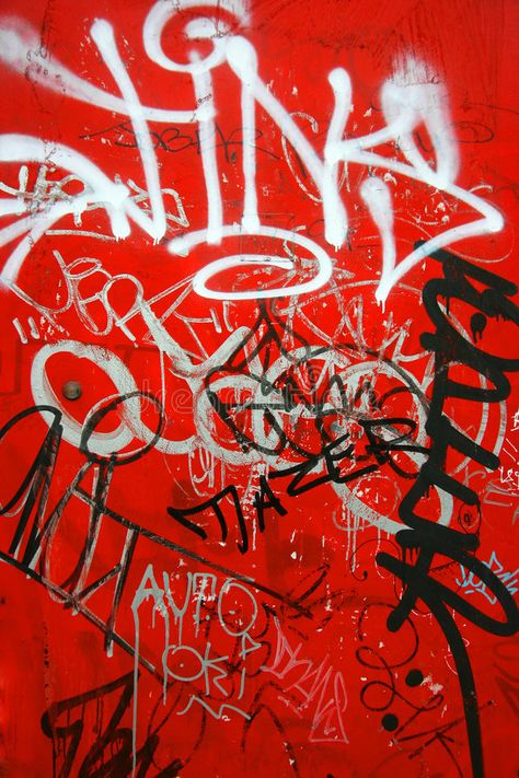 Download Graffiti on red, vertical stock photo. Image of suburban - 2716242 Red Graffiti, Graffiti Aesthetic, Alphabet Graffiti, Black And White Graffiti, Y2k Background, Best Graffiti, Graffiti Alphabet, Urban Graffiti, Graffiti Wallpaper