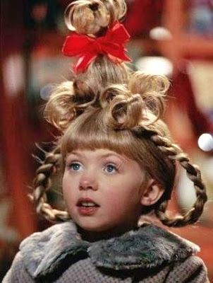 Cindy Lou Who...hairdo!                                                                                                                                                      More Taylor Momsen Grinch, Cindy Lou Who Makeup, Cindy Lou Hair, Whoville Hair, Grinch Movie, Grinch Christmas Party, Cindy Lou Who, Pretty Reckless, Disney Encanto