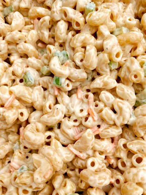 Easy Gf Df Lunch, Macaroni Salad Dairy Free, Dairy Free Gluten Free Pasta Salad, No Dairy Pasta Salad, Potluck Dishes Dairy Free, Gluten Free Mac Salad, Paleo Macaroni Salad, Dairy Free Cold Pasta Salad, No Dairy Recipes Dinner