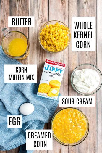 Jiffy Corn Casserole Recipe - Shugary Sweets Gluten Free Corn Casserole, Southern Corn Pudding, Jiffy Corn Casserole Recipe, Corn Soufflé Recipe, Southern Corn, Corn Pudding Casserole, Corn Cakes Recipe, Jiffy Recipes, Sweet Corn Casserole