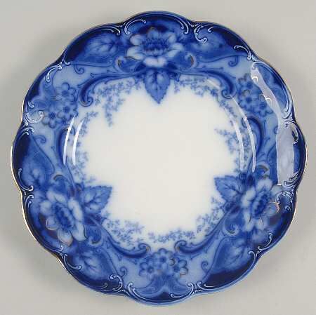 Johnson Brothers Argyle Blue (Flow Blue) Dinner Plate Flow Blue Dishes, Blue White Pottery, Flow Blue China, Blue And White Dishes, Blue White China, Blue Stuff, Blue Dishes, Blue Dinnerware, Pretty Dishes