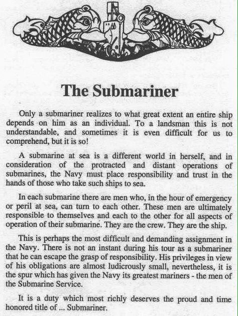 The Submariner Submarine Drawing, Navy Quotes, Virginia Class Submarine, Military Life Quotes, Submarine Art, Royal Navy Submarine, Us Submarines, Proud Navy Mom, Us Navy Submarines