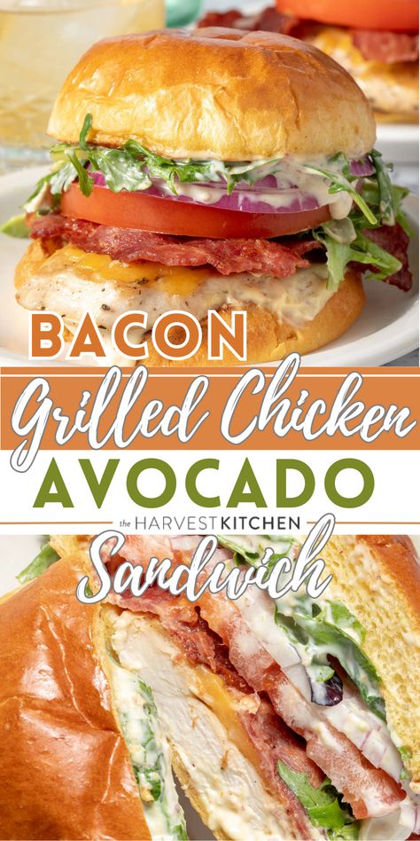 Cali Club Sandwich, Chicken Filet Sandwich, Easy Lunches For Husband, Grilled Chicken Lunch Ideas Healthy, Chicken Chibata Sandwich, Grilled Chicken Blt Sandwich, Grilled Pesto Sandwich, Blt Chicken Sandwich, Ciabatta Sandwich Recipes Breakfast