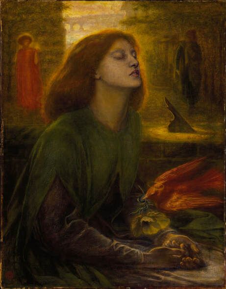 Five Prose Poems on Rossetti, by Cassandra Atherton - The Ekphrastic Review Elizabeth Siddal, Art Famous Paintings, Pre Raphaelite Paintings, Everett Millais, Pre Raphaelite Brotherhood, Alfred Stevens, Collections Art, Art Baroque, Wood Gallery Frames