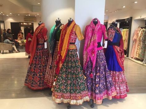 Where To Shop For Patola Lehengas & Sarees! Patoda Chaniya Choli, Patola Lehenga, Lehenga Shopping, Party Wear Outfits, Chaniya Choli Designs, Choli Dress, Half Saree Lehenga, Indian Lehenga Choli, Lehnga Dress