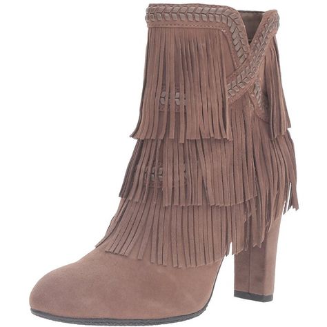 Sam Edelman Women's Kaleb Ankle Bootie ($35) ❤ liked on Polyvore featuring shoes, boots, ankle booties, fringe bootie, woven boots, bootie boots, round cap and fringe ankle bootie Suede Fringe Boots, Womens Suede Boots, Sam Edelman Boots, Fringe Heels, Fringe Ankle Boots, Fringe Booties, Fringe Boots, Rounded Toe Boots, Suede Fringe