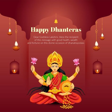 Vector creative banner design of indian ... | Premium Vector #Freepik #vector #dhanteras #happy-dhanteras #shubh-dhanteras #goddess-laxmi Dhanteras Templates, Dhanteras Creative Post, Beauty Creative Ads, Happy Dhanteras Creative, Dhanteras Creative Ads, Dhanteras Post, Dhanteras Happy, Dhanteras Creative, Creative Banner Design