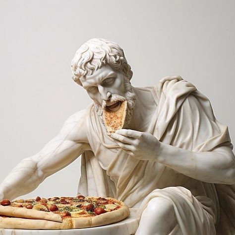 Ai girl on Instagram: "Hungry #pizza #art #marblestatue #aiart #midjourneyart #prompts". #Essen #Midjourneyart_Prompt #Pizza_Story #Pizza_Instagram Midjourneyart Prompt, Woodfire Pizza, Pizza Instagram, Pizza Pops, Pizza Store, Pizza Truck, Digital Advertising Design, Pizza Art, Sushi Night