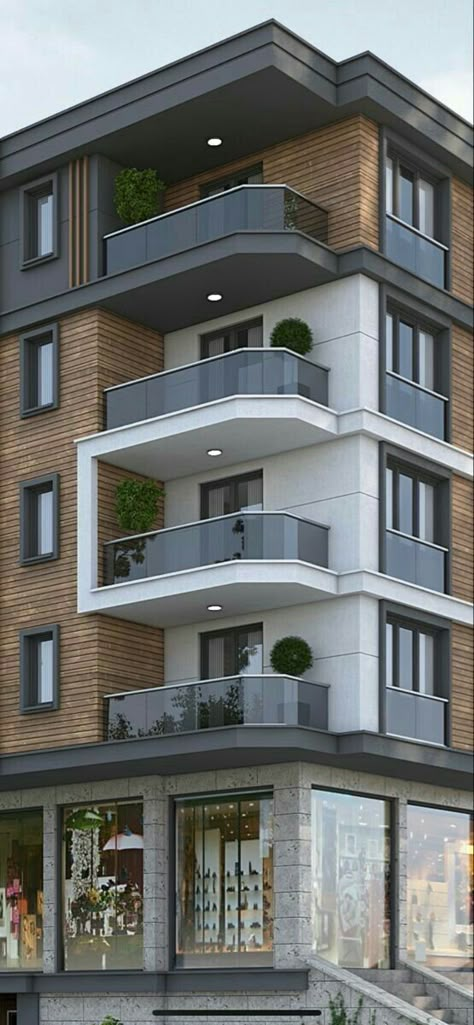 Modern Apartment Design Exterior Facades, Modern Apartment Complex Design, Apartment Building Layout, Modern Apartment Building Exterior, Apartment Complex Exterior, Apartment Building Plans, Small Apartment Building Design, Apartment Building Design, House Structure Design