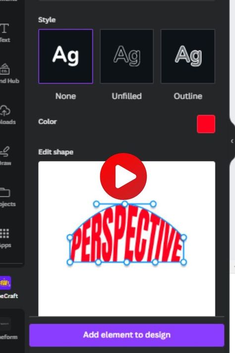 Perspective Text Effect Tutorial in canva 3d Text Effect Canva, Distorted Typography Canva Tutorial, Canva Typography Tutorial, Canva Font Effects, Distorted Typography Tutorial, Canva Text Tutorial, Canva Design Tutorial, Canva Text Design, Canva Tips Tutorials