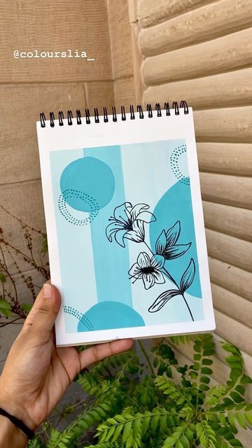 Easy Floral Painting Ideas, Easy Acrylic Painting Ideas Aesthetic, One Line Art Aesthetic, Boho Drawings, Boho Painting Ideas, Boho Arts, Abstract Doodle Art, Simple Easy Painting Ideas, Boho Drawing