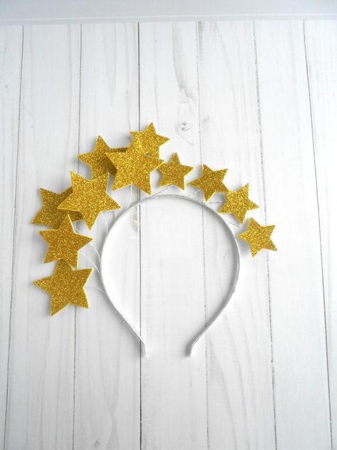 Celestial Headband, Gold Head Piece, Celestial Headpiece, Starry Night Wedding Theme, Christmas Headpiece, Headpiece Art, Starry Night Wedding, Wedding Halo, Headband Gold