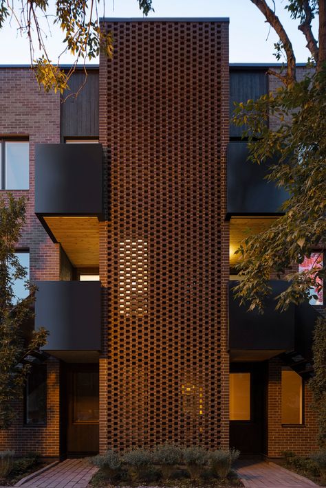 Gallery of Notre-Dame / Le Borgne Rizk Architecture - 5 Facade Architecture Design, Building Elevation, Villa Park, Brick Architecture, Architecture Building Design, Brick Facade, Building Facade, Brick Design, Architect House