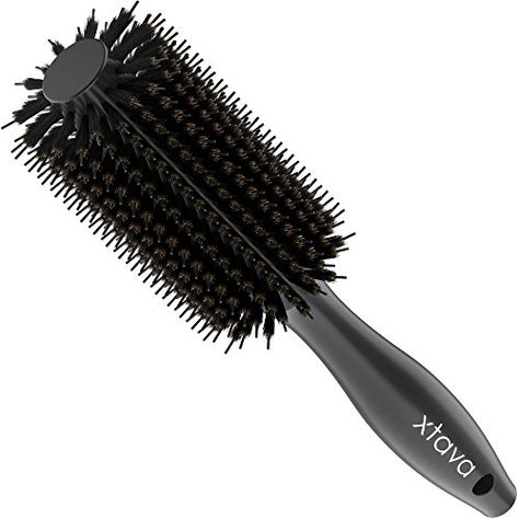 Blowout At Home, Bristle Hair Brush, Long Hair Waves, Perfect Blowout, Volumizing Hair, Small Curls, Natural Bristle Brush, Round Hair Brush, Boar Bristle Brush