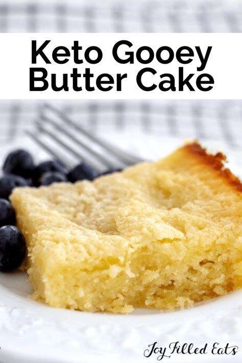 Keto Butter Cake, Keto Quiche, 1000 Calorie, Low Carb Backen, Desserts Keto, Postre Keto, Low Carb Cake, Joy Filled Eats, Gooey Butter Cake