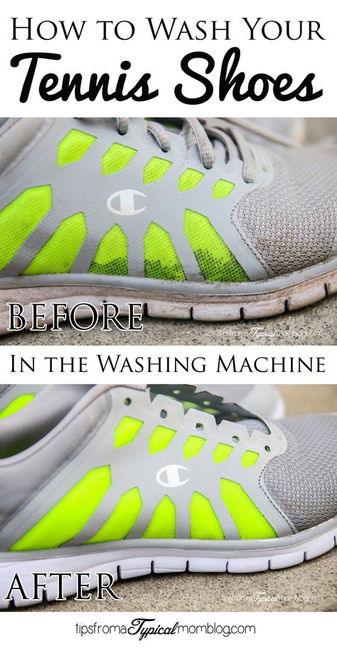 How to Wash Your Shoes in the Washing Machine Washing Tennis Shoes, How To Wash Sneakers, Clean Tennis Shoes, Cleaning Shoes, How To Wash Shoes, Shoe Organization, Shoe Cleaning, Cleaning Stuff, Deep Cleaning Tips