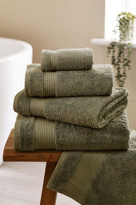 Buy Burnt Orange Egyptian Cotton Towel from the Next UK online shop Egyptian Cotton Towels, Green Towels, Large Baths, Face Cloth, Bath Sheets, Linen Closet, Green And Khaki, Egyptian Cotton, Bathroom Towels