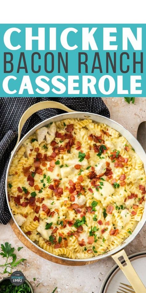 Turkey Bacon Casserole, Leftover Chicken And Bacon Recipes, Chicken Bacon Ranch Dinner, Chicken Bacon Ranch Recipes Easy Dinners, Leftover Bacon Recipes, Leftover Chicken Recipes Easy Quick, Chicken Bacon Ranch Casserole Potatoes, Easy Chicken Bacon Ranch Casserole, Chicken Bacon Ranch Casserole With Rice