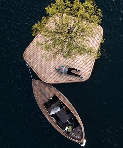 Mobile Architecture, Wooden Island, Floating Architecture, Artificial Island, Floating Platform, Floating Garden, Floating Island, Olafur Eliasson, Island Park