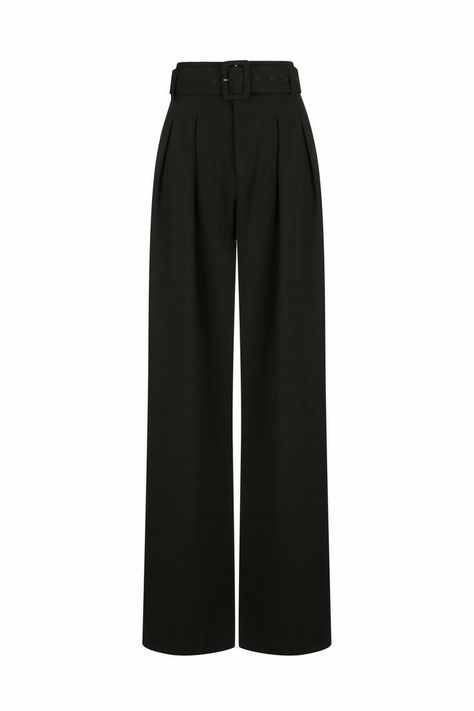 Womens Formal Pants, Korean Pants For Women, Black Square Pants Outfit, Black Formal Pants Women, Formal Black Pants Outfit, Classic Pants Outfit, Uniform Pants Women, Black Pants Korean, Classic Pants Women