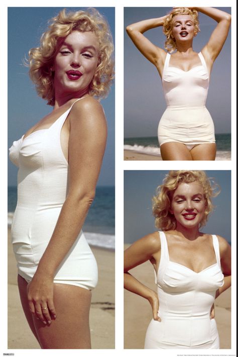 1950s Swimwear, Photos Of Celebrities, Marilyn Monroe Photos, Future Outfit, Norma Jeane, Vintage Pinup, On The Red Carpet, Perfect Makeup, Hollywood Stars