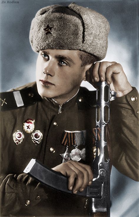 https://flic.kr/p/Kd1c8s | Soviet Artillery Sergeant 1945 | From the book 'The Soviet Soldier 1941-1945 by Phillip Rio. www.amazon.com/Soviet-Soldier-1941-1945-Philippe-Rio/dp/2... I highly suggest this book if you are interested in Red Army equipment,It's a treasure of information. Soviet Soldier, Man In Uniform, Soviet Army, Red Army, Military Uniform, Soviet Union, Soldier, A Man, Russia