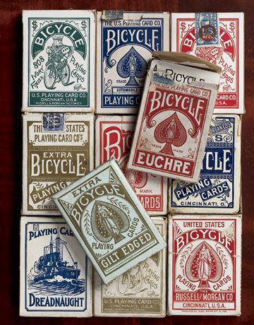 vintage bicycle card boxes Trusting Yourself, Playing Card Box, Bicycle Cards, Bicycle Playing Cards, Old Cards, Playing Cards Design, Vintage Playing Cards, Vintage Packaging, The Hardest Part