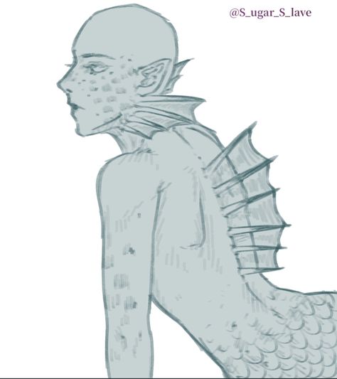 Tail Pose Reference, Cool Drawing Base, Tentacles Drawing Reference, Clawed Hands Drawing, Fish Tail Drawing, Mermaid Drawing Base, Mermaid Tail Designs, People Dynamics, Fish Oc