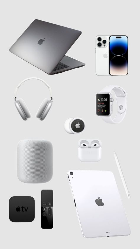 Best Apple Products, Apple Assesories Products, Newest Apple Products, Apple Brand Aesthetic, Apple Set Up, Electronic Wishlist, All Apple Products Aesthetic, Apple Devices Aesthetic, Apple Ecosystem Aesthetic